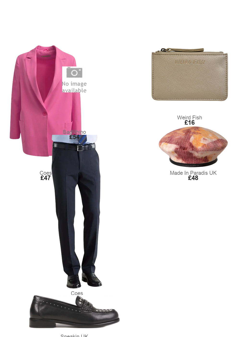 The complete outfit featuring Gold Weird Fish Apulia Coin Purse Gold Size ONE