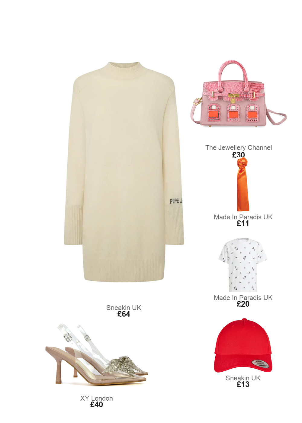 The complete outfit featuring Pepe Jeans Women's dress Pepe Jeans Hazel