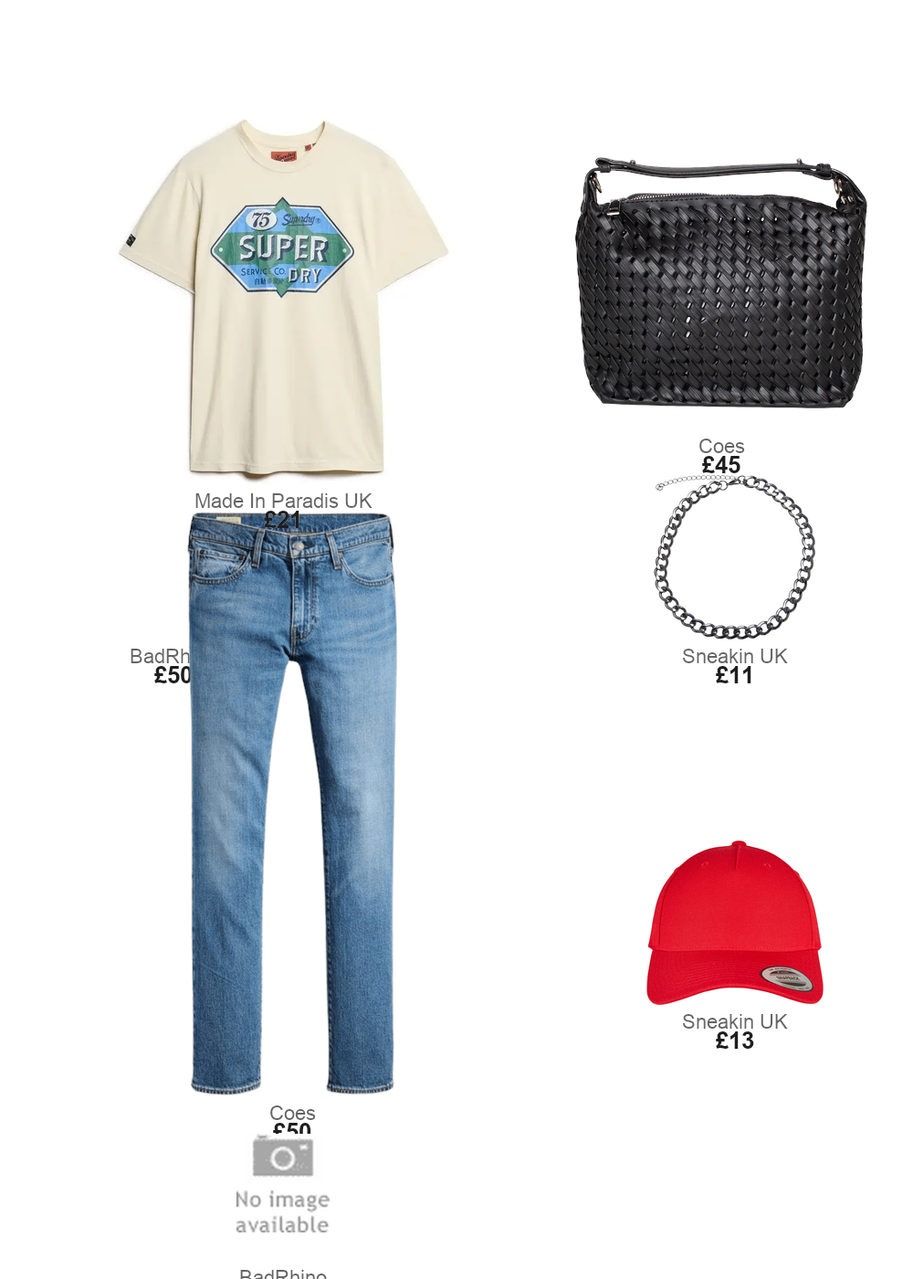 The complete outfit featuring Superdry Patterned T-shirt Superdry Gasoline