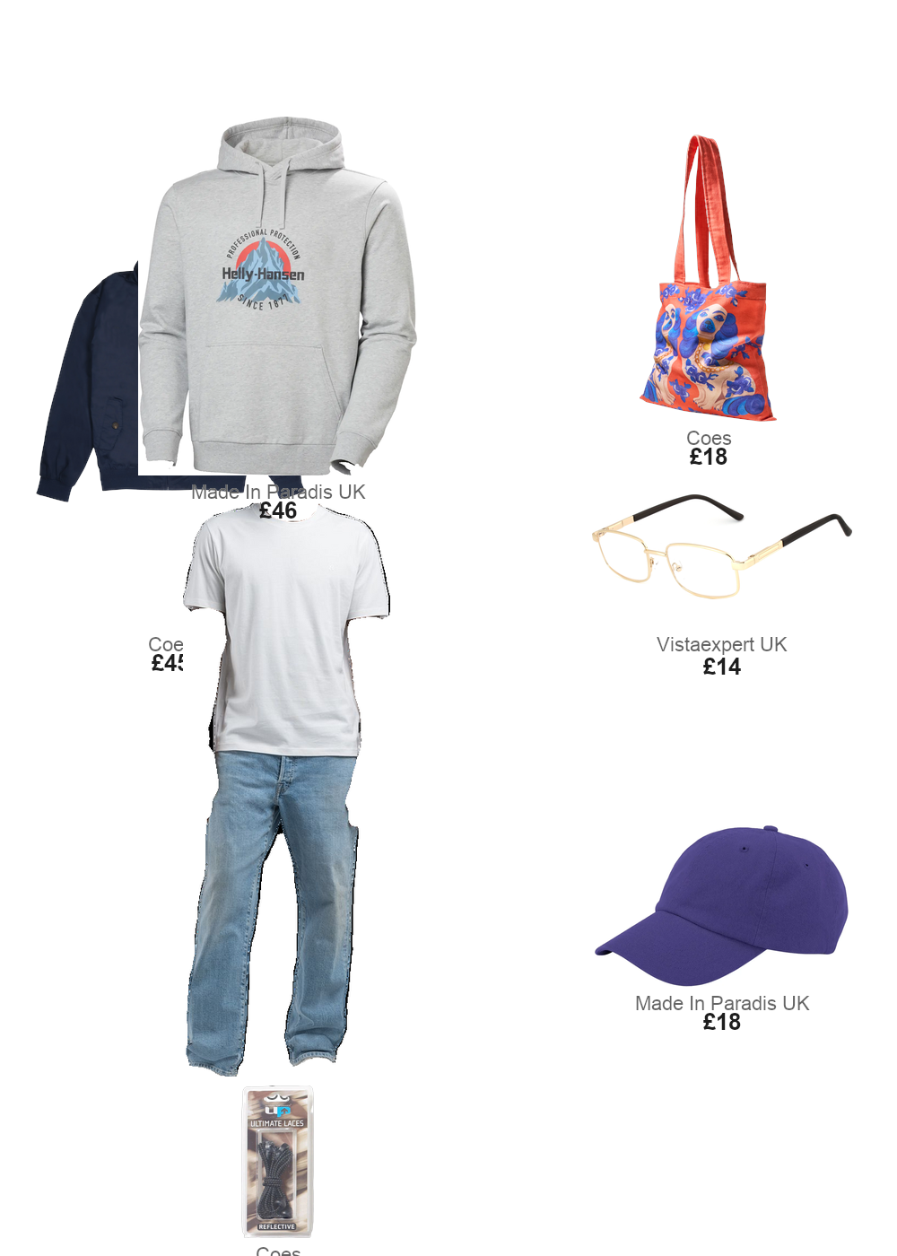 The complete outfit featuring Helly Hansen Sweatshirt Helly Hansen Core Graphic