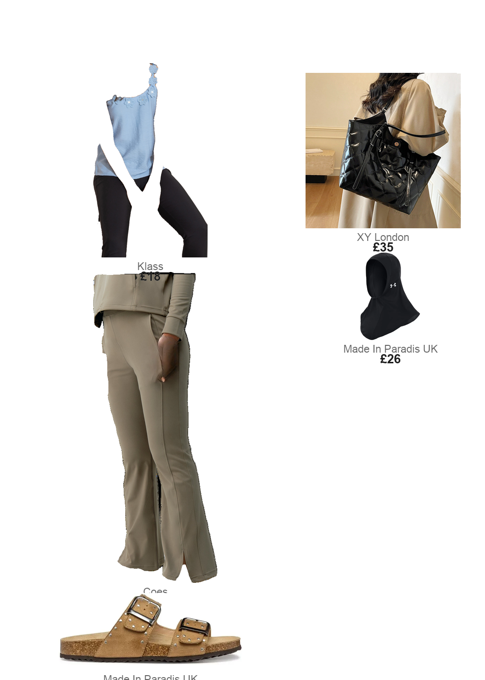 The complete outfit featuring Geox Women's sandals Geox Brionia R I