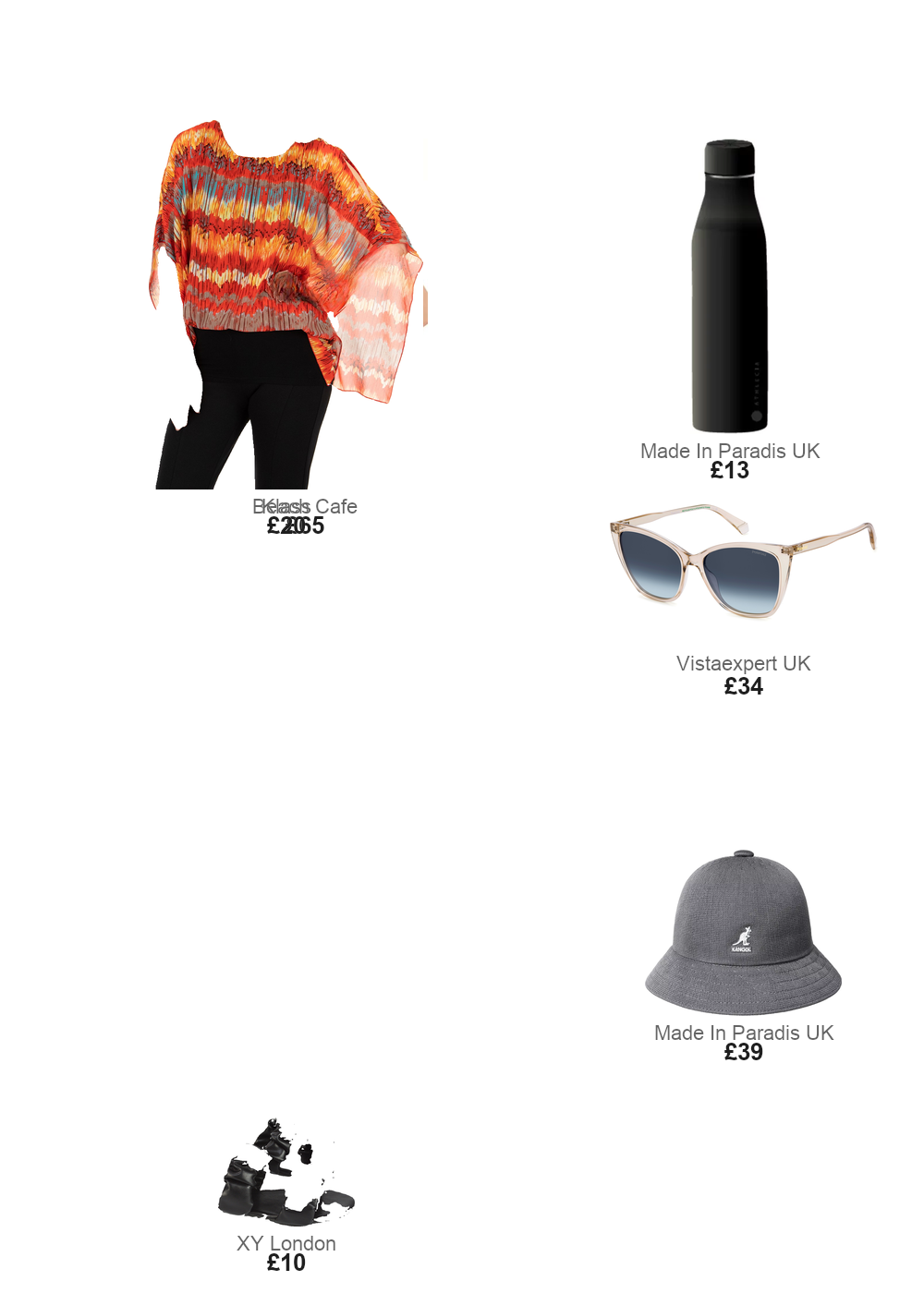 The complete outfit featuring Naia Beach Maia Bikini Bottom White Diamond