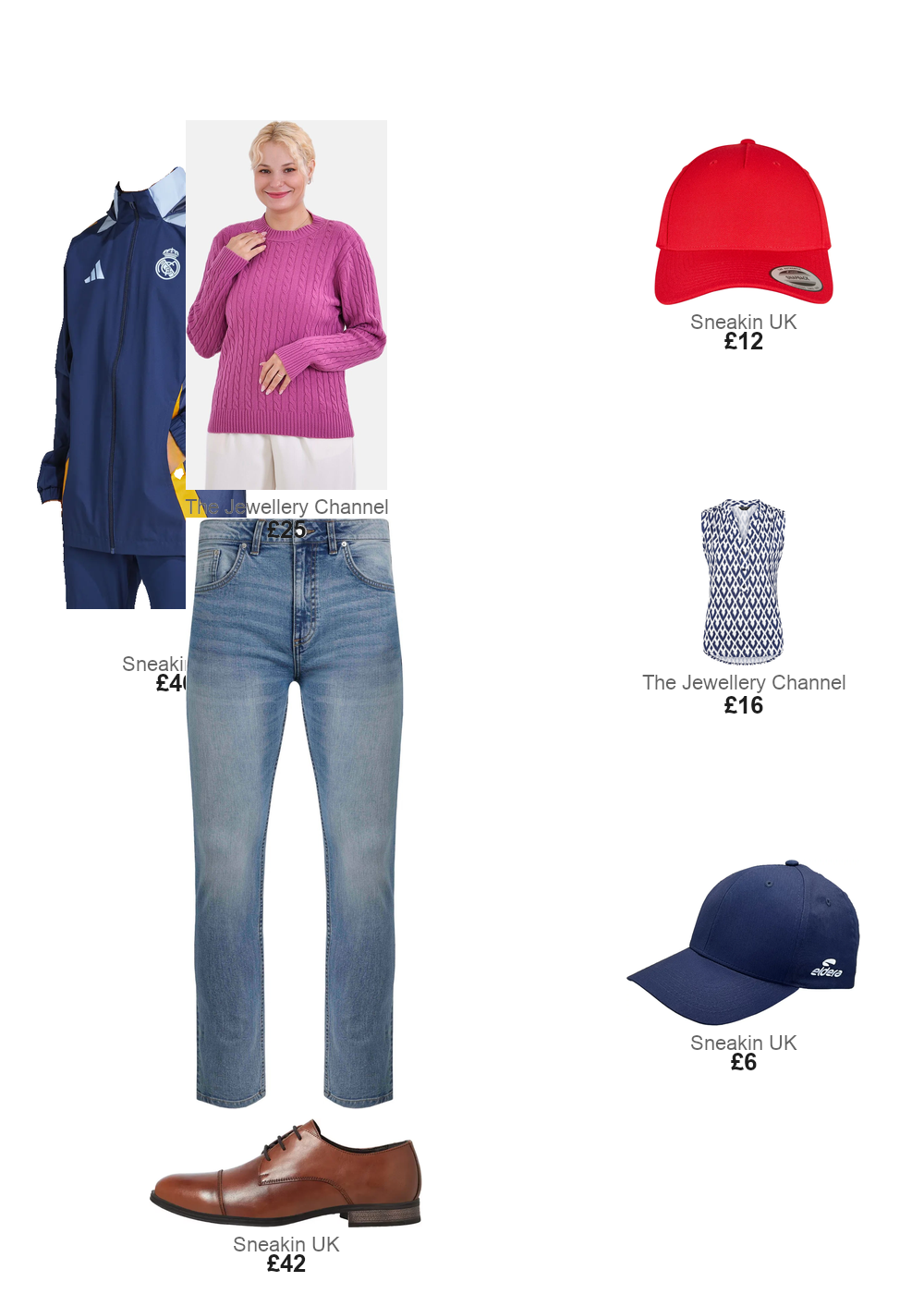 The complete outfit featuring TJC La Marey Cotton Blend Round Neck Jumper (16 to 22) Purple