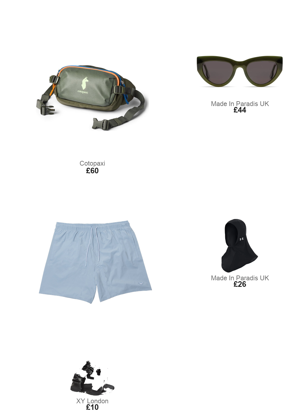 The complete outfit featuring Cotopaxi UK Allpa X 1.5L Hip Pack