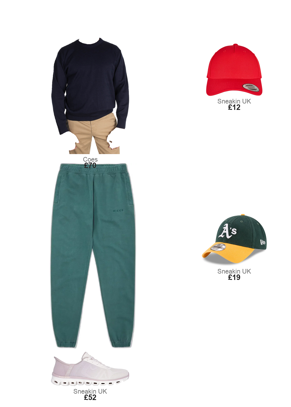 The complete outfit featuring Skechers Trainers Skechers Glide-Step-Excite