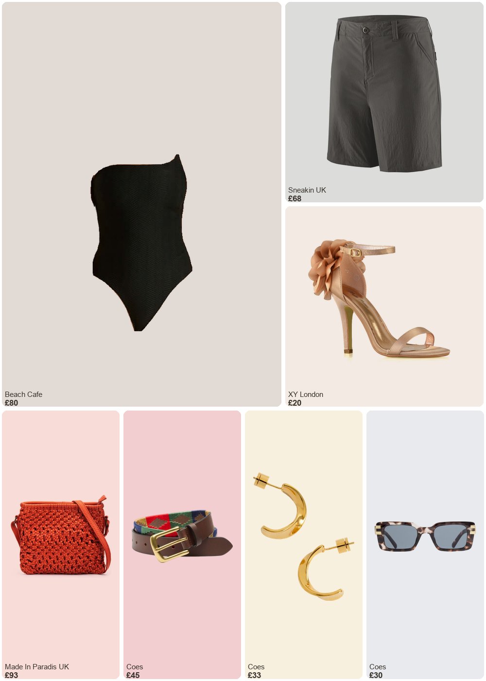 The complete outfit featuring Sea Level Caracus One Shoulder Swimsuit Black
