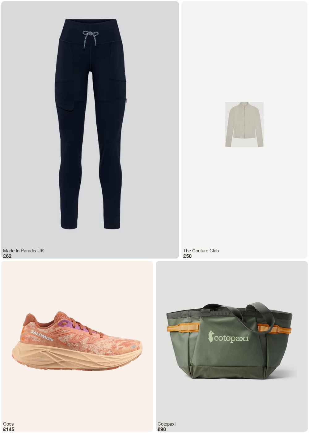 The complete outfit featuring TCC SCULPTING STRETCH ZIP UP JACKET - BONE