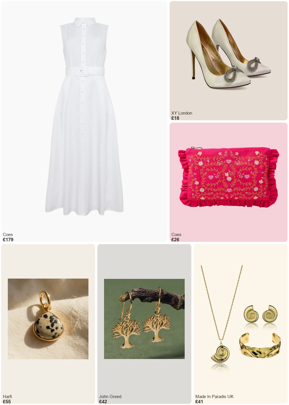 The complete outfit featuring John Greed John Greed Tempest Wald Gold Plated Tree of Life Branch Drop Earrings