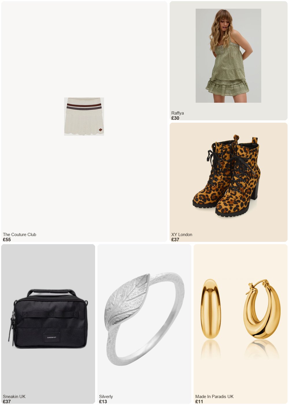 The complete outfit featuring Isabella Ford Earrings creole woman Isabella Ford Luna