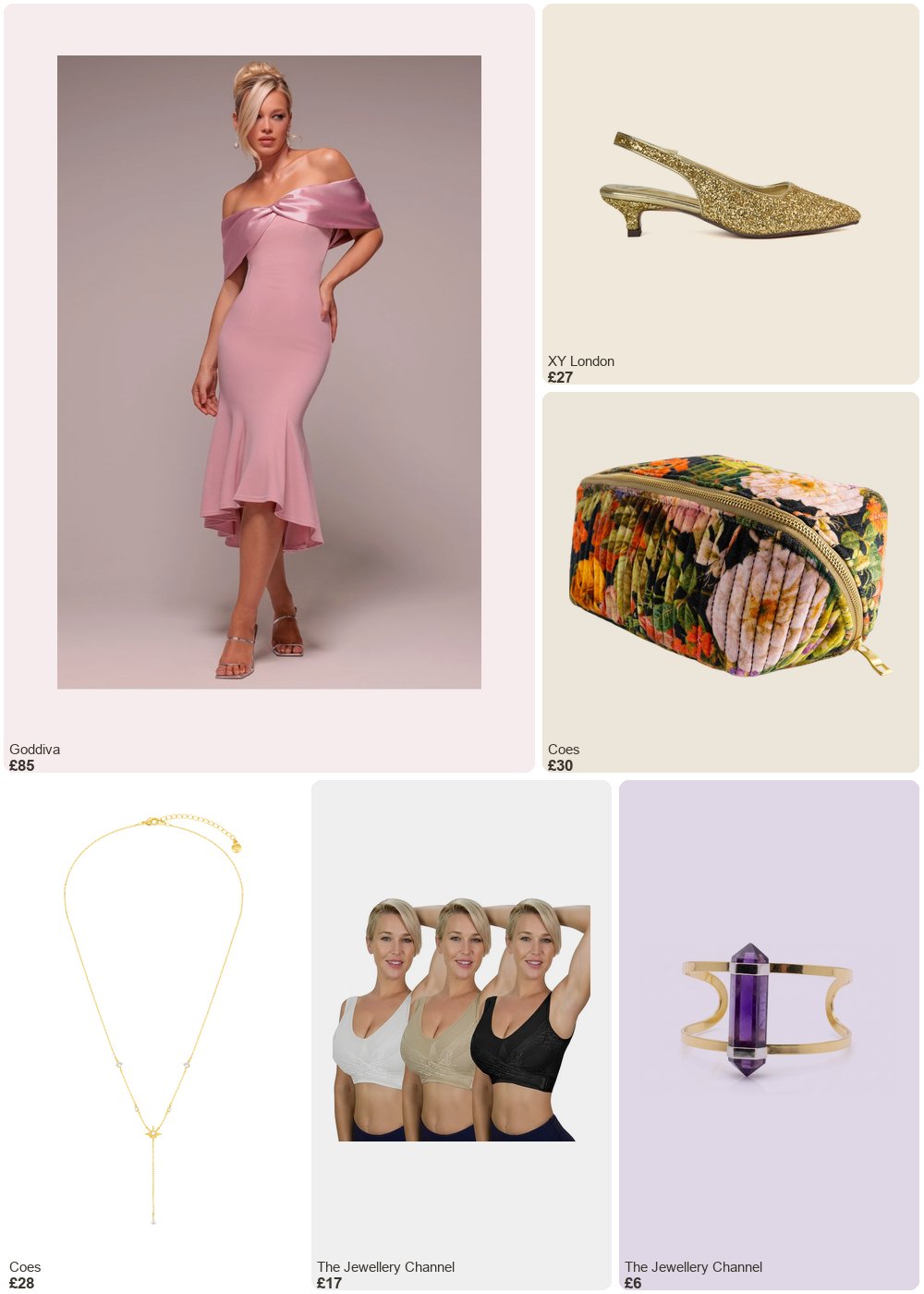 The complete outfit featuring TJC African Amethyst Cuff Bangle (Size 7 Adjustable) in Yellow Gold Plated 20.00 Ct.