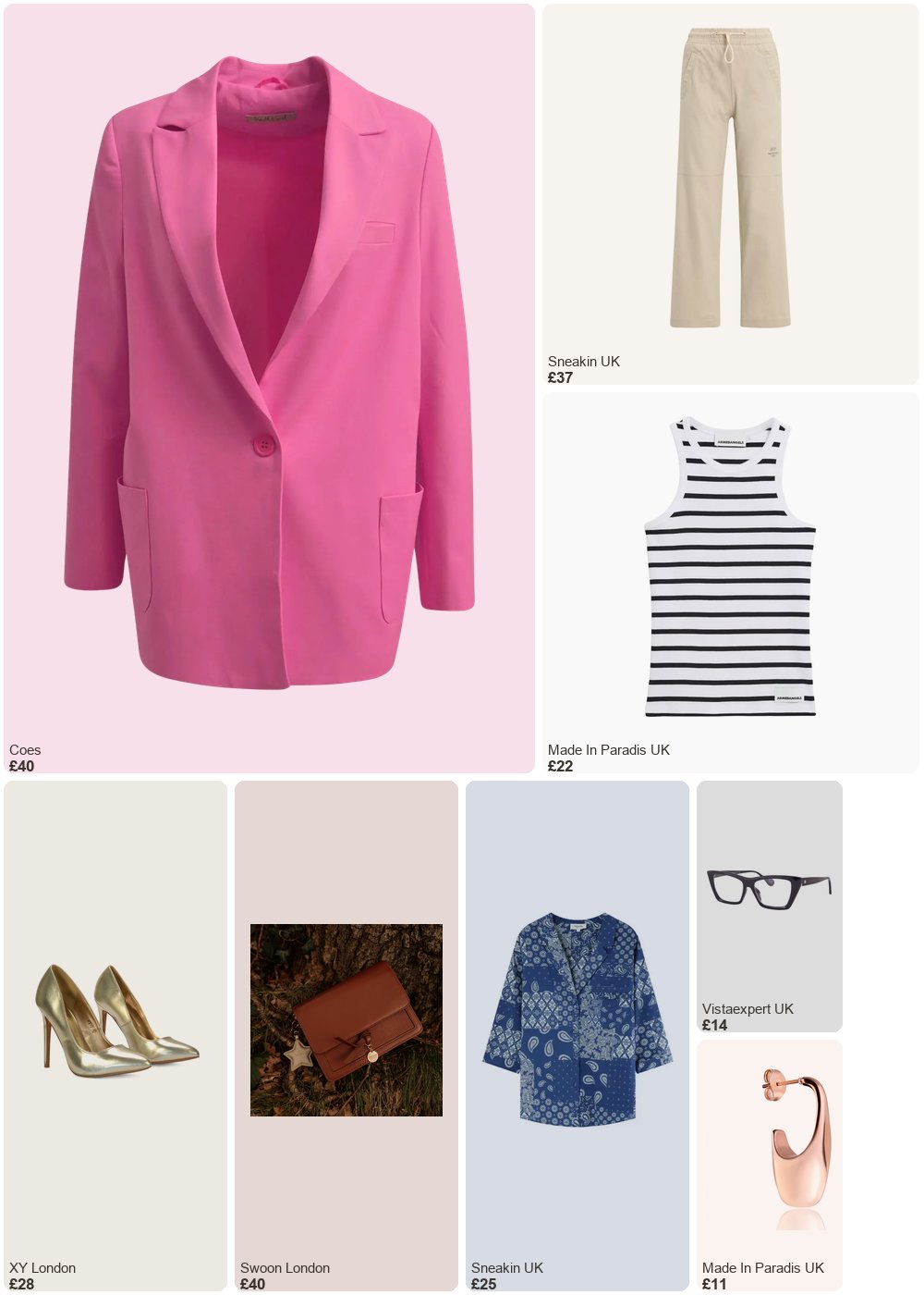 The complete outfit featuring Swoon London Harlan Crossbody Bag - Tuscan Tan