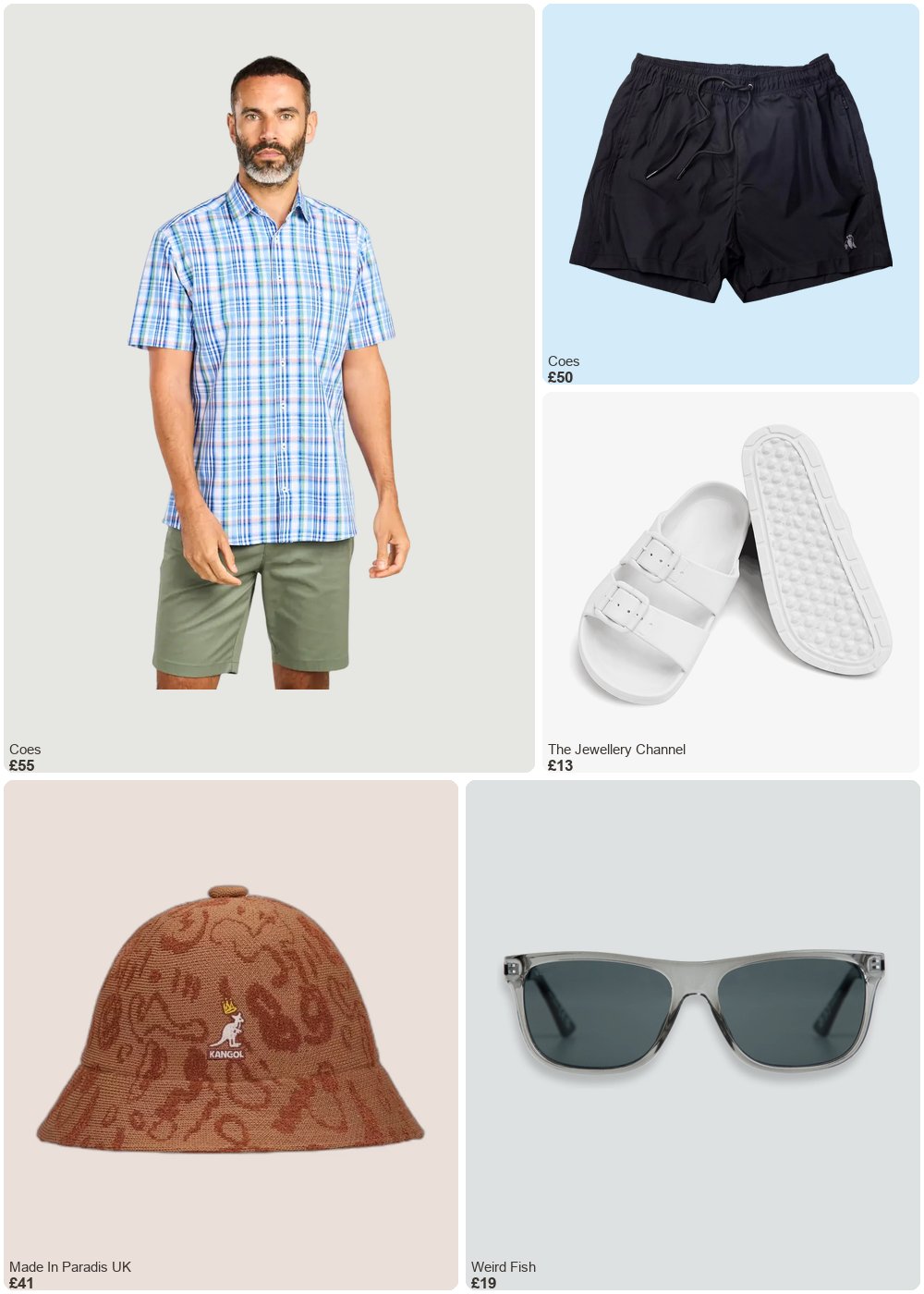 The complete outfit featuring Gunmetal Weird Fish Charlton Rectangular Sunglasses Gunmetal Size ONE
