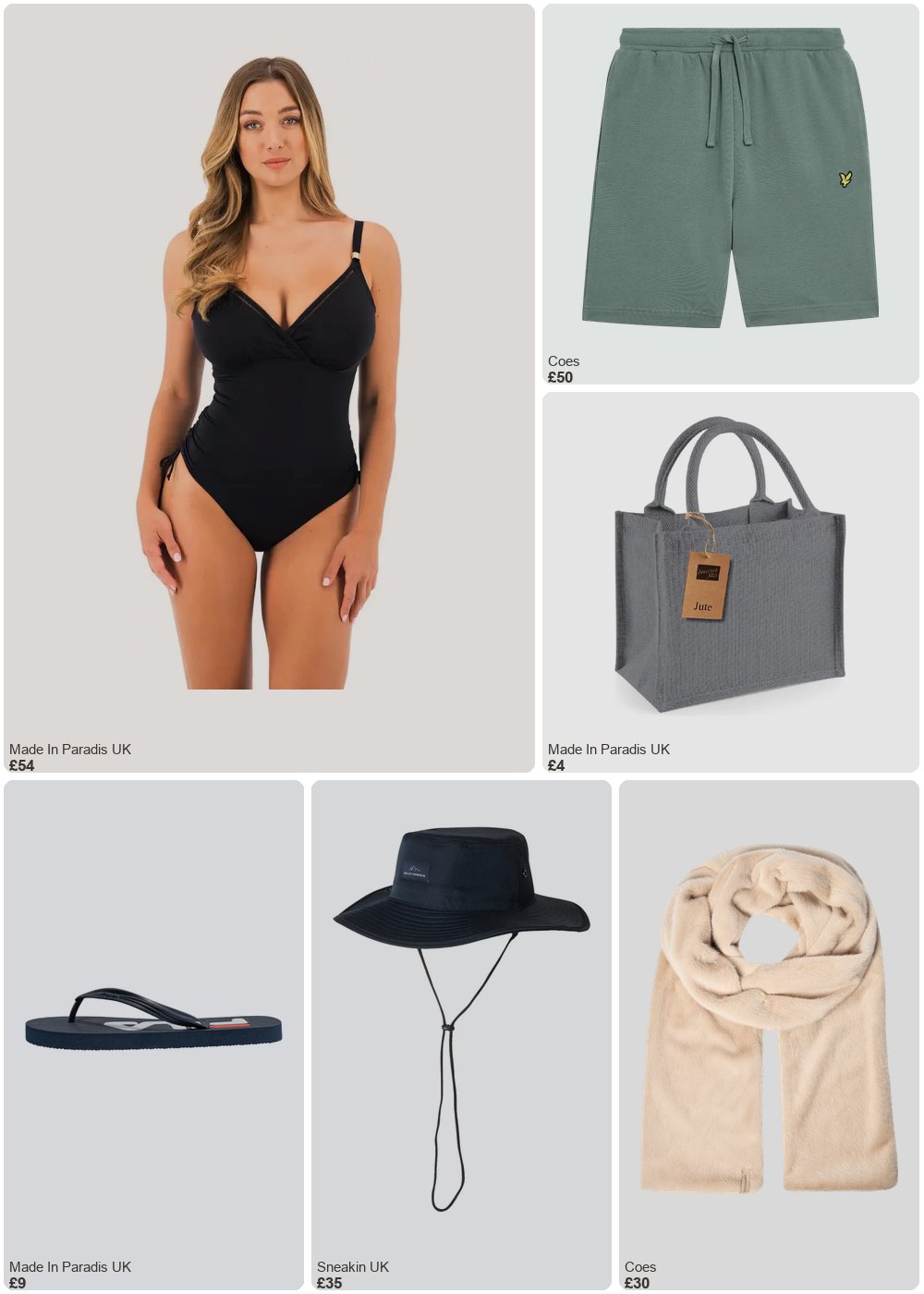 The complete outfit featuring Fantasie Women's 1-piece underwired swimsuit Fantasie East Hampton