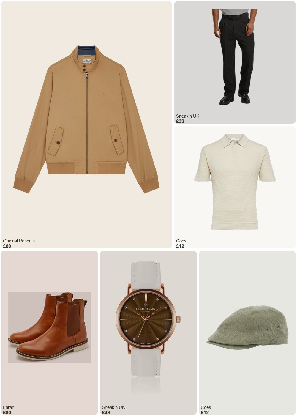 The complete outfit featuring Philipp Blanc Leather watch Philipp Blanc Lucerne
