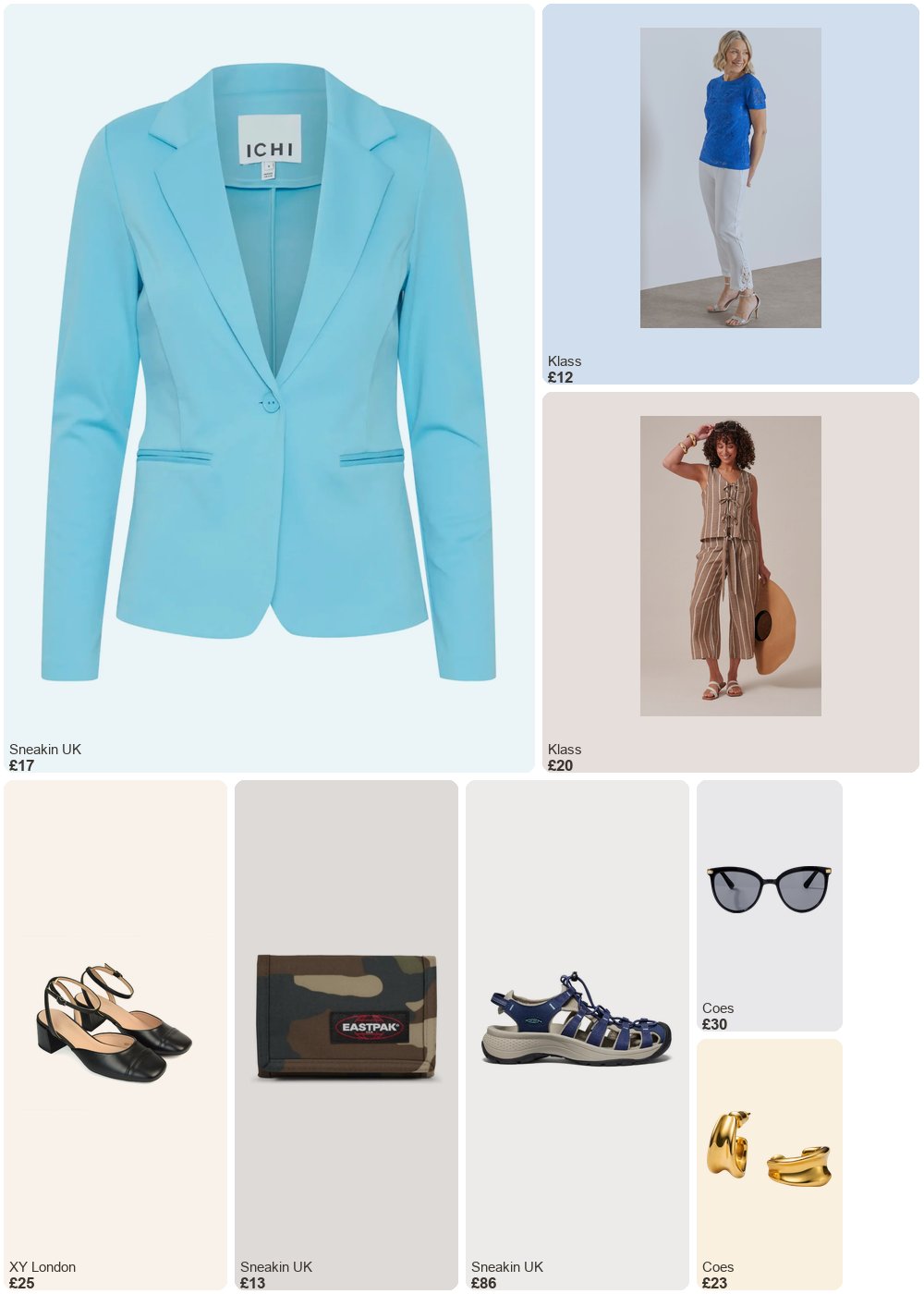 The complete outfit featuring Ichi Women's blazer Ichi Kate