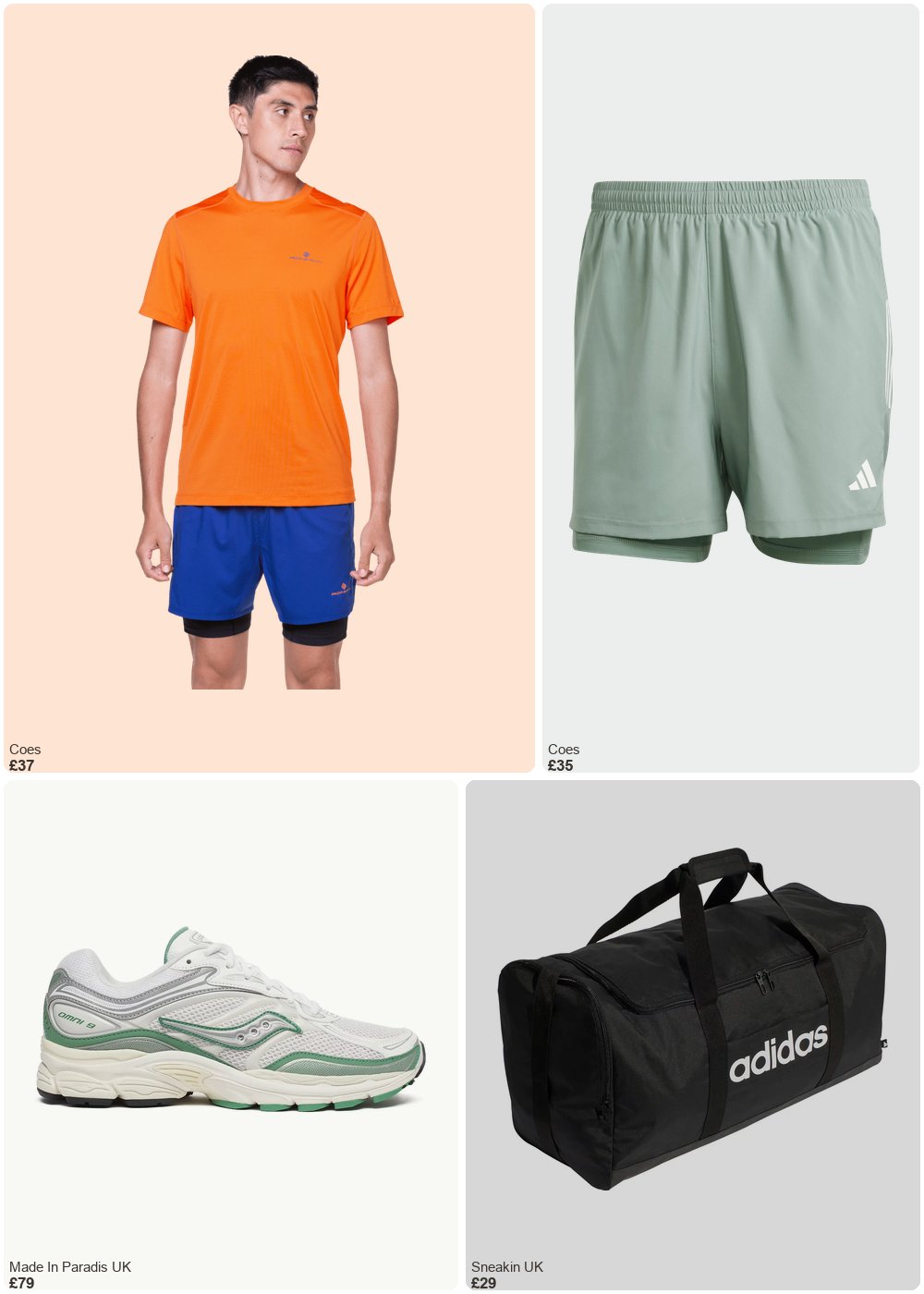 The complete outfit featuring Saucony Baskets Saucony Progrid Omni 9