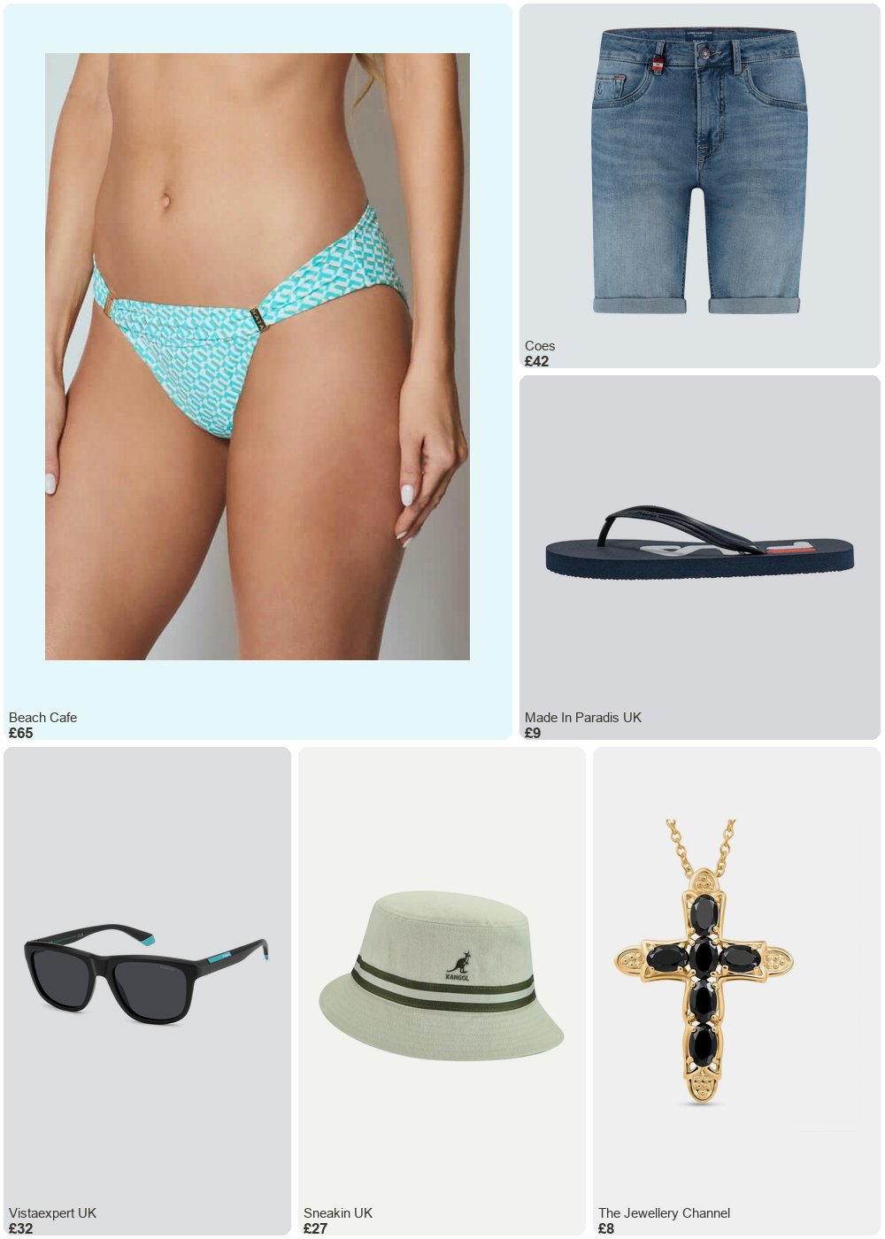 The complete outfit featuring Naia Beach Maia Bikini Bottom Turquoise Geo
