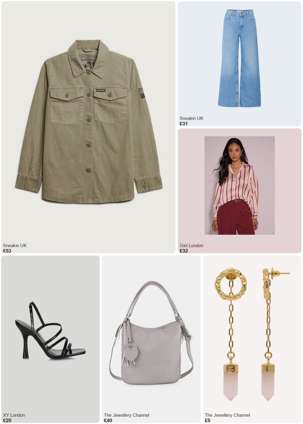 The complete outfit featuring Pulz Jeans High-waisted wide-leg jeans for women Pulz Jeans Melrose