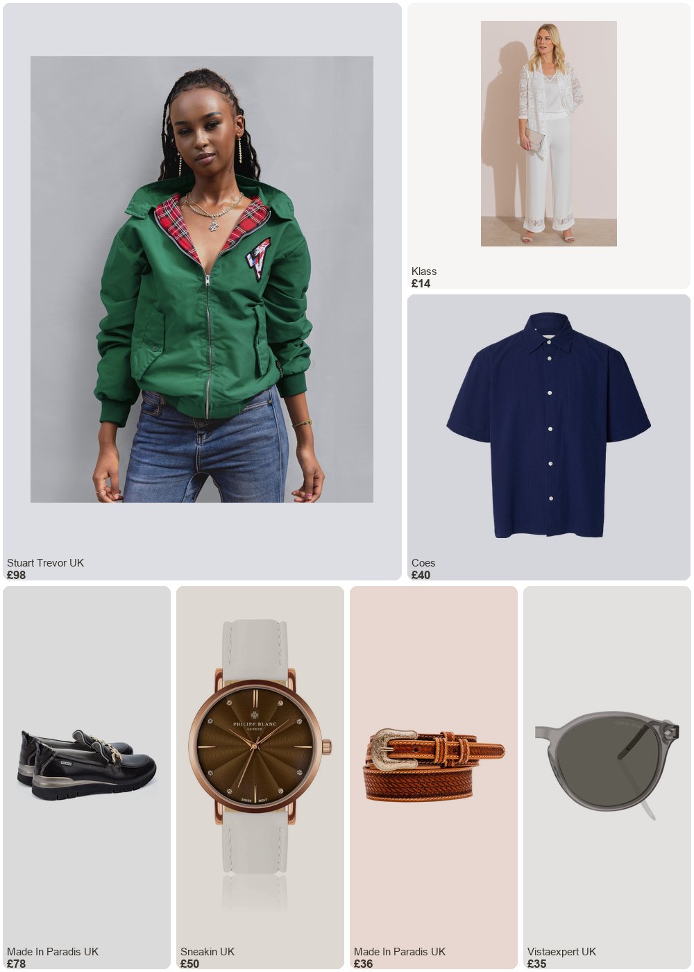 The complete outfit featuring STUART TREVOR Classic Harrington Jacket in Green