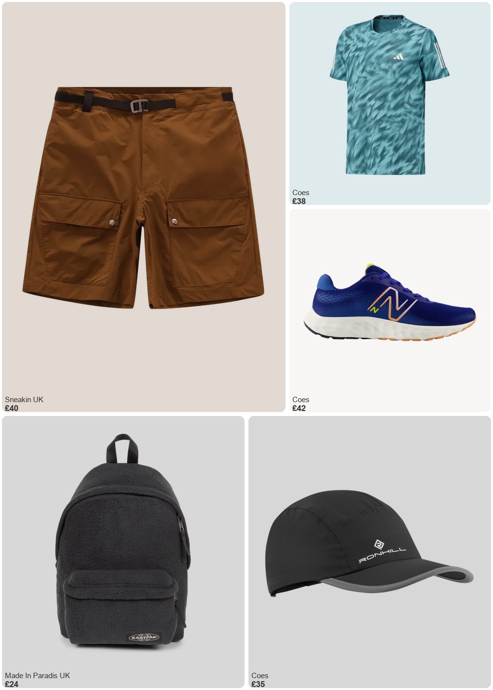 The complete outfit featuring CMP Shorts with Integrated Belt CMP