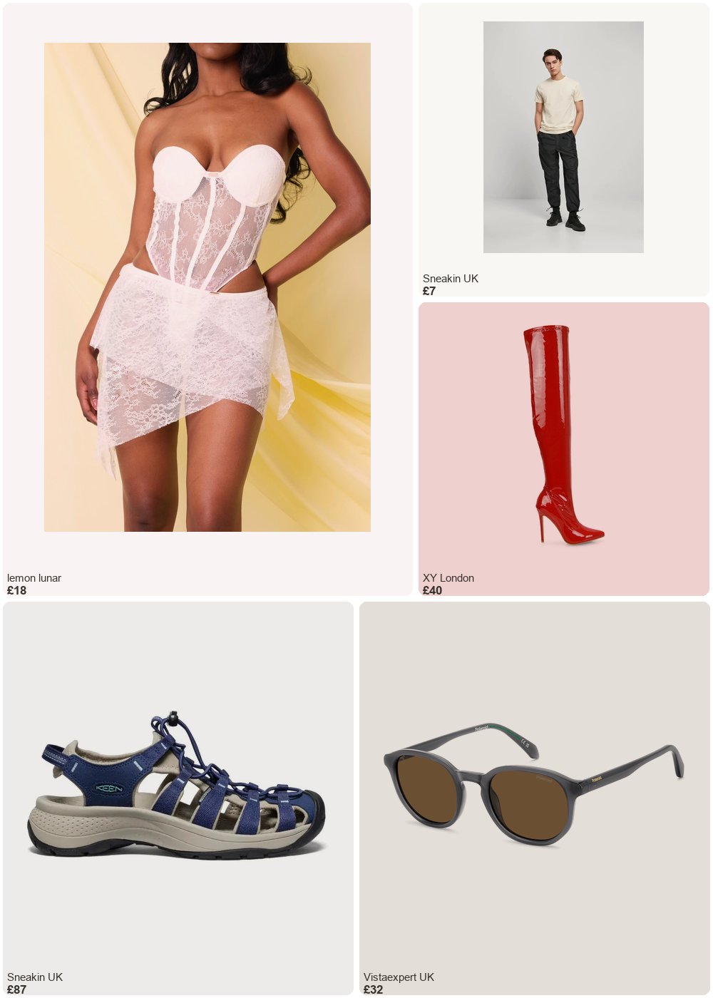 The complete outfit featuring 1 THE LACE MINI SKIRT