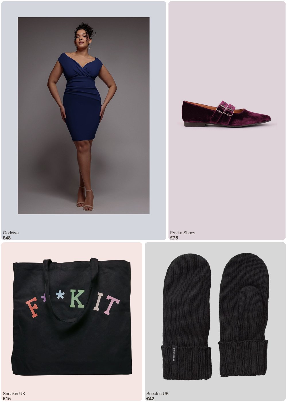 The complete outfit featuring Goddiva Plus Goddiva Plus Bardot Pleated Midi Dress - Navy