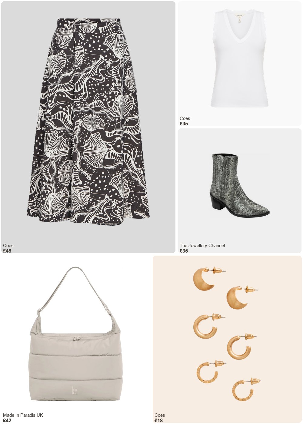 The complete outfit featuring Got Bag Shoulder Bag Got Bag Puffer Square Large