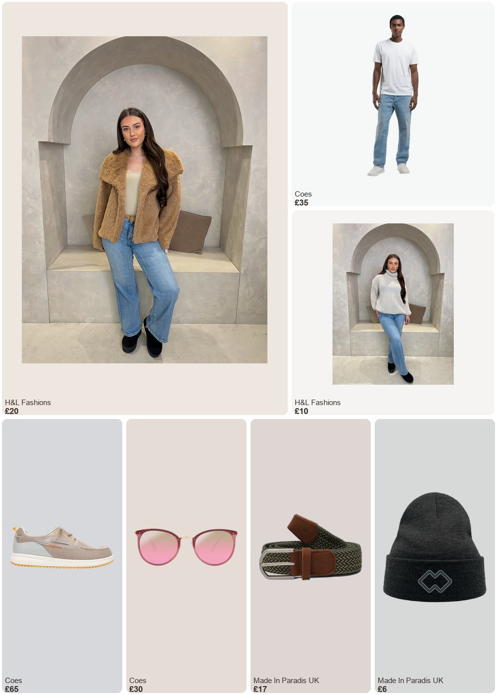 The complete outfit featuring H&L Sparkle Roll Neck Jumper | Colour: Beige