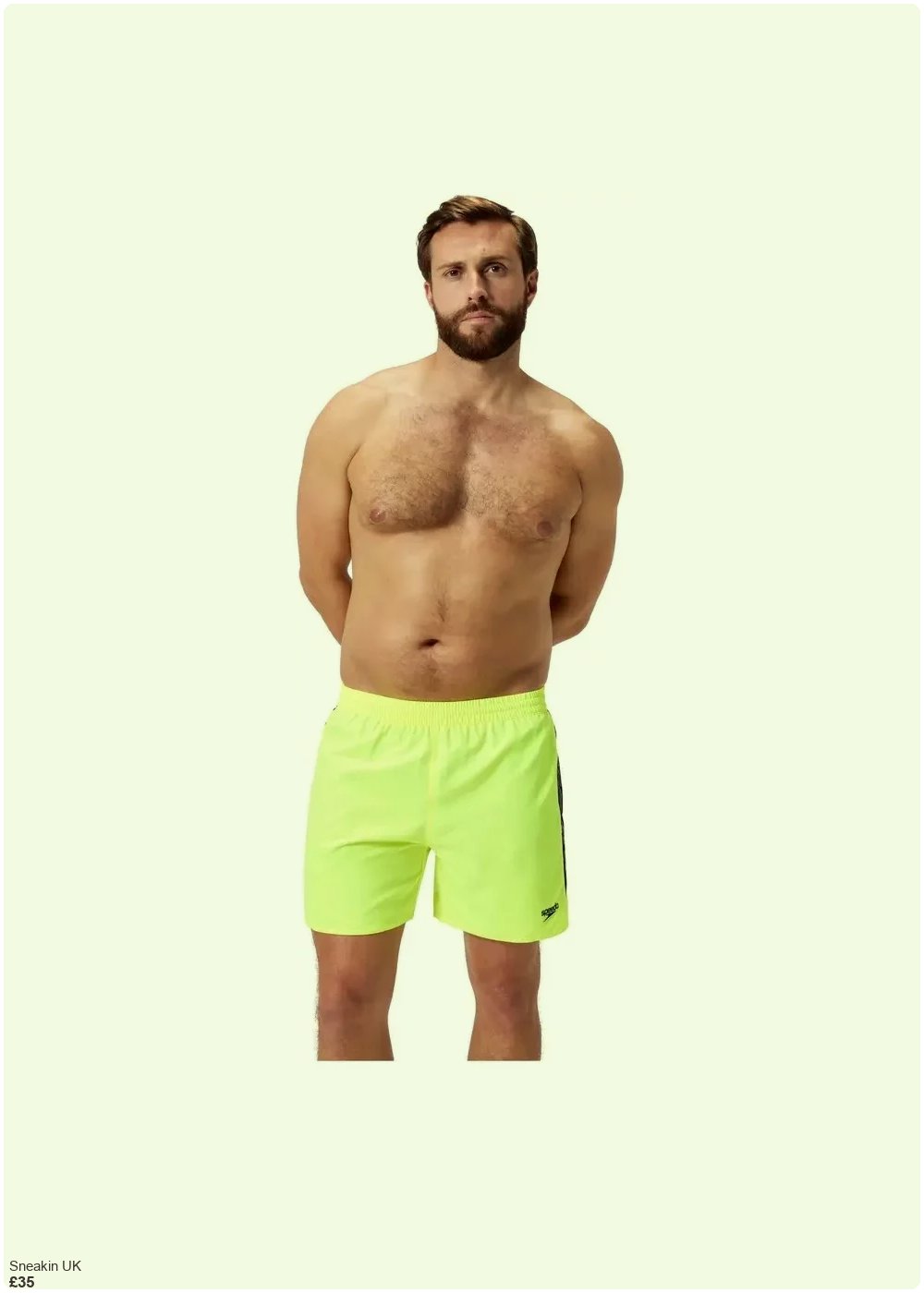 The complete outfit featuring Speedo Swim shorts Speedo Hyperboom Splice 16"