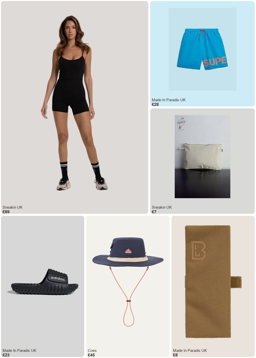 The complete outfit featuring Superdry Patterned swim shorts Superdry