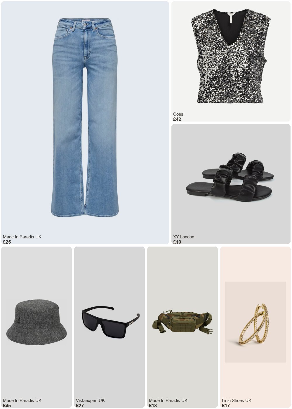 The complete outfit featuring Only Jeans woman Only Madison Blush