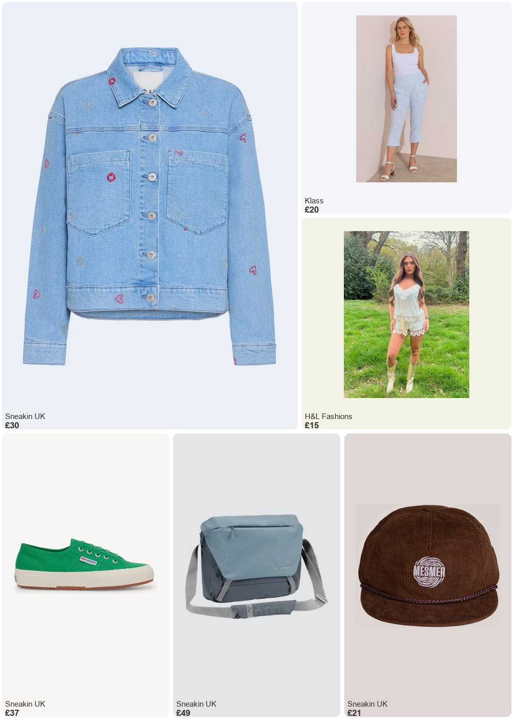 The complete outfit featuring Ichi Women's denim jacket Ichi Jaella