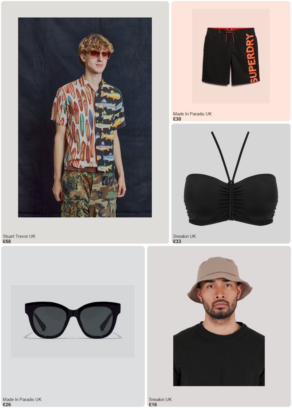 The complete outfit featuring Superdry Classic surf shorts Superdry