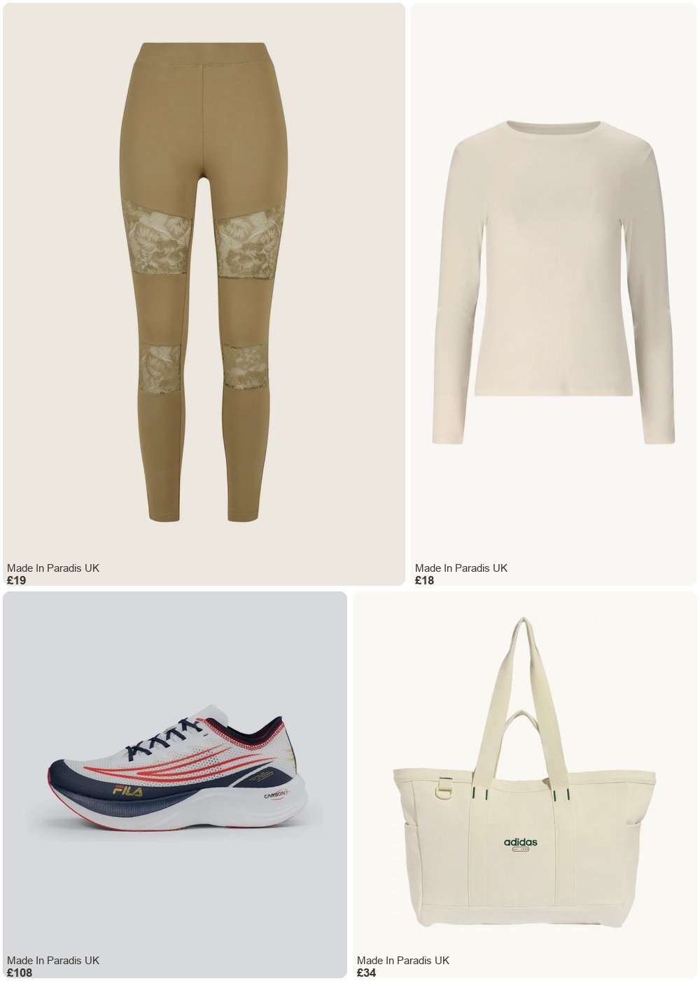 The complete outfit featuring Fila Women's Running shoes Fila Astatine