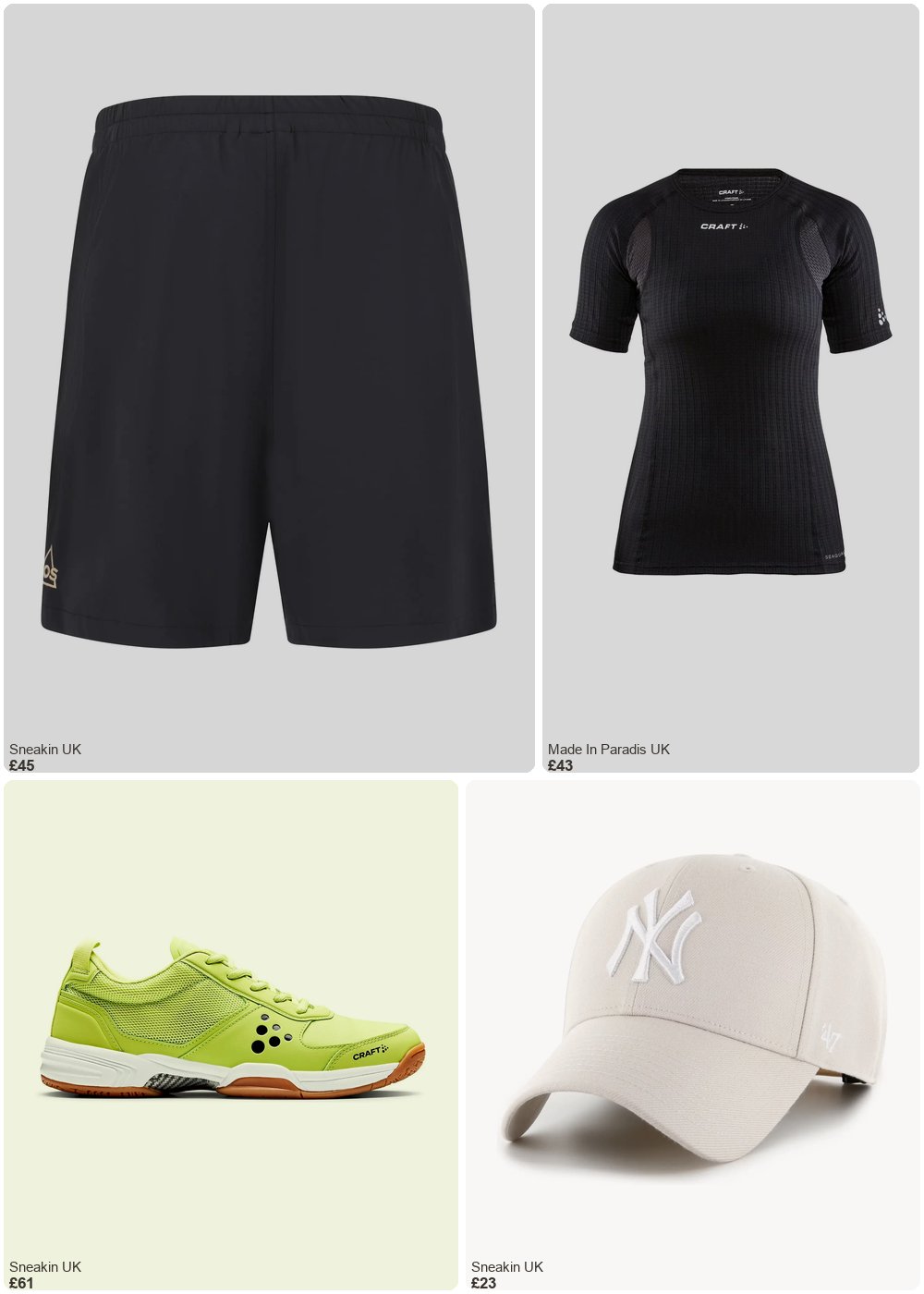 The complete outfit featuring Craft Shoes indoor Craft I2 Control