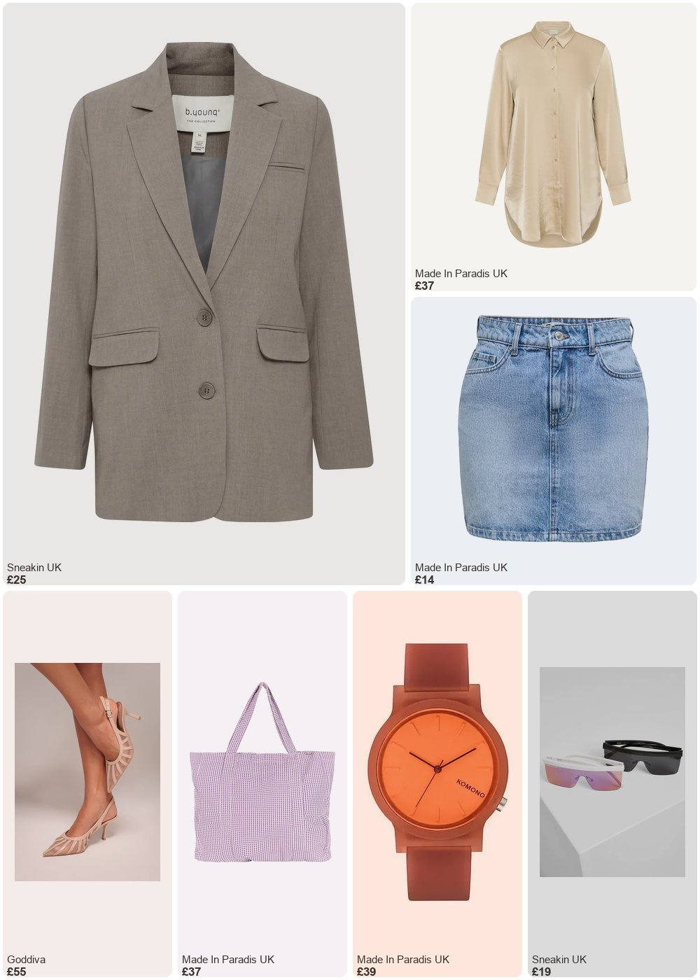 The complete outfit featuring Protest Women's tote Bag Protest Self