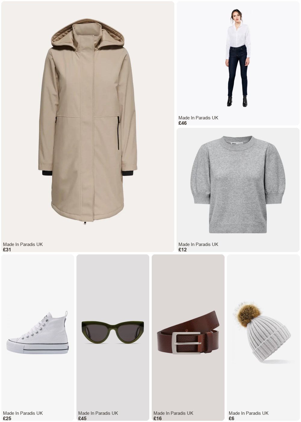 The complete outfit featuring Beechfield Thick faux fur pom pom beanie for women Beechfield