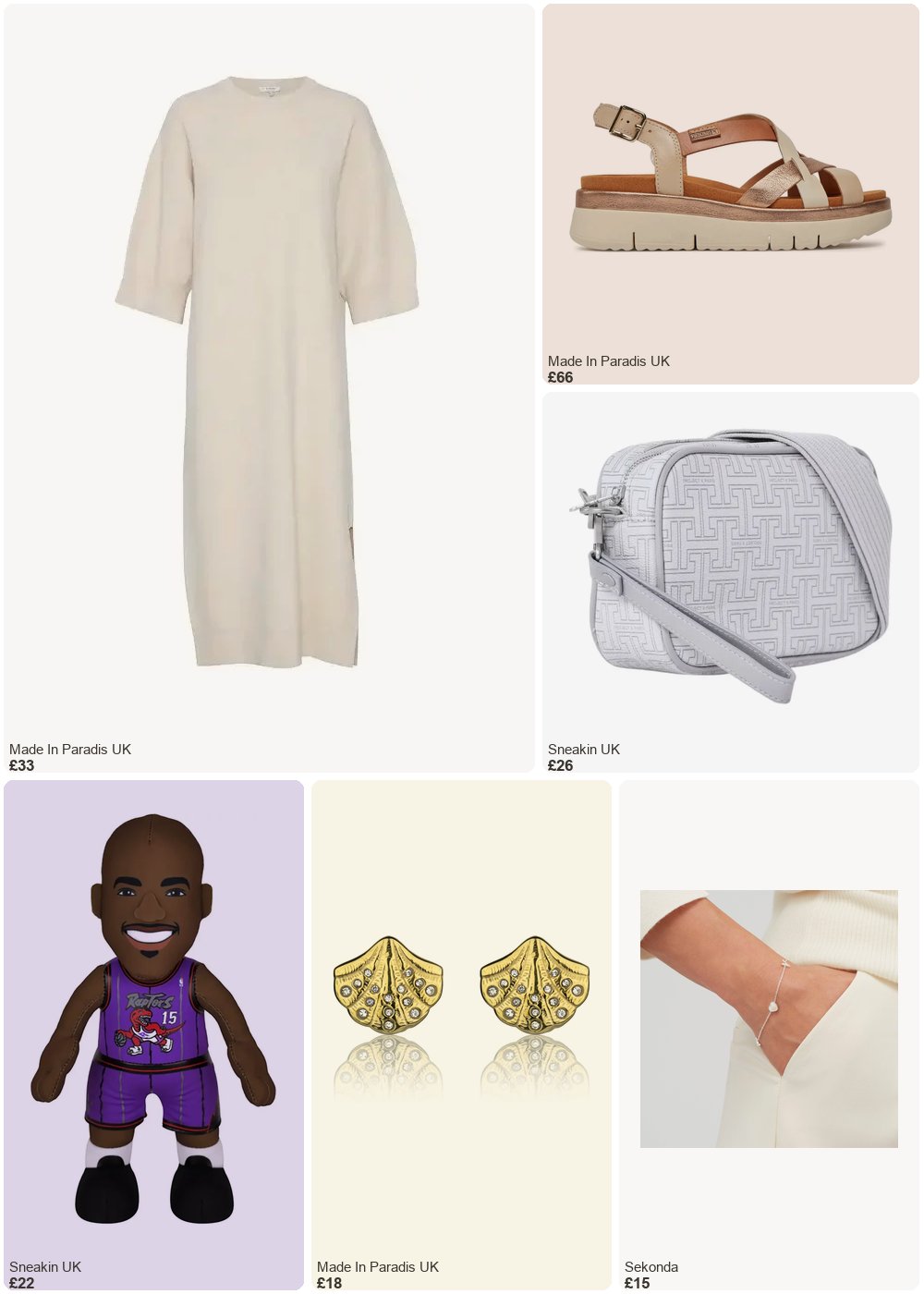 The complete outfit featuring Sekonda Sekonda Silver LOVE Bracelet