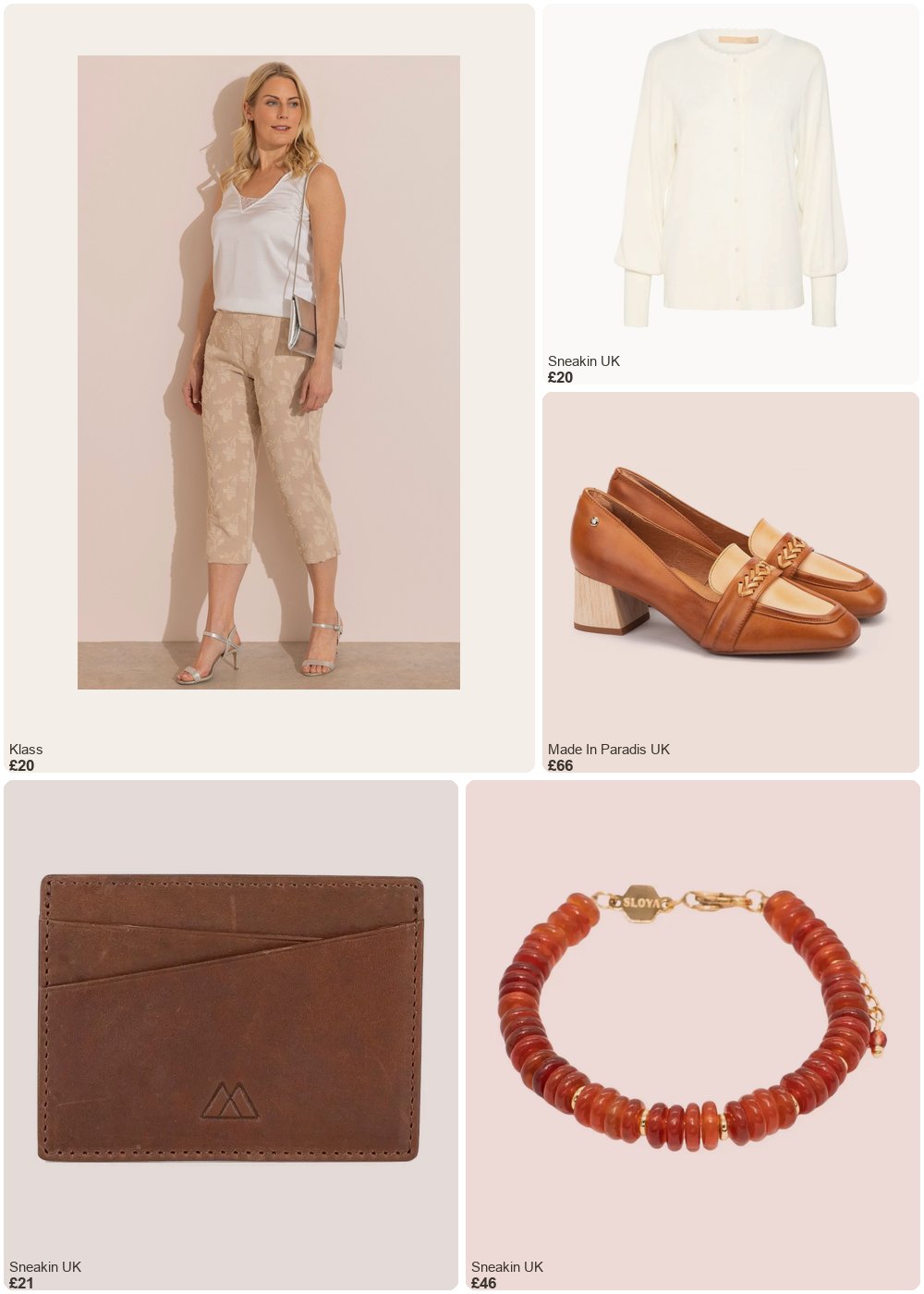 The complete outfit featuring Sloya Agate stone bracelet for women Sloya Blima