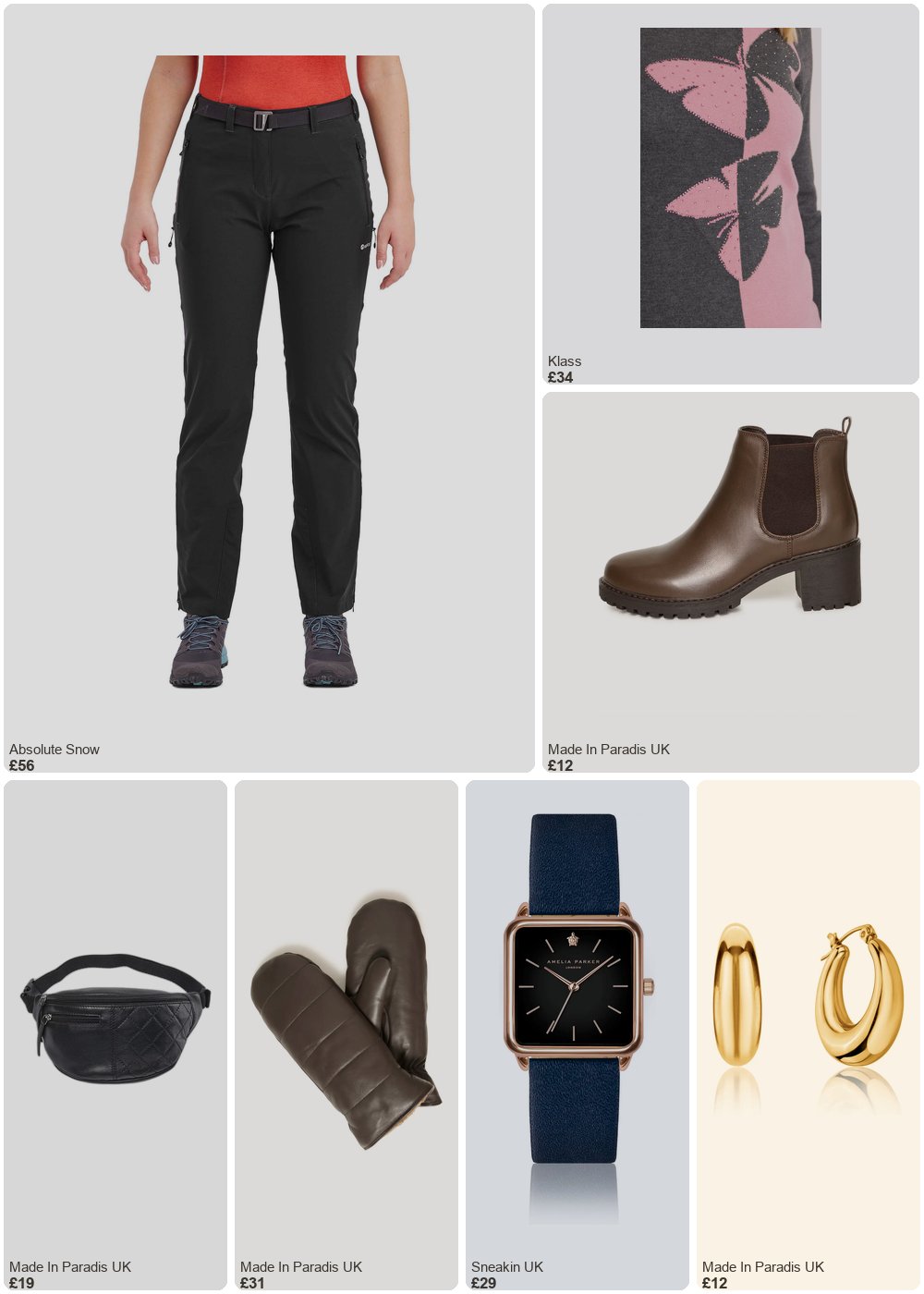The complete outfit featuring Ichi Women's mittens Ichi Nima