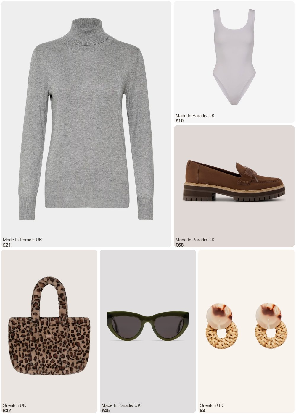 The complete outfit featuring Kaffe Women's turtleneck sweater KAFFE Astrid