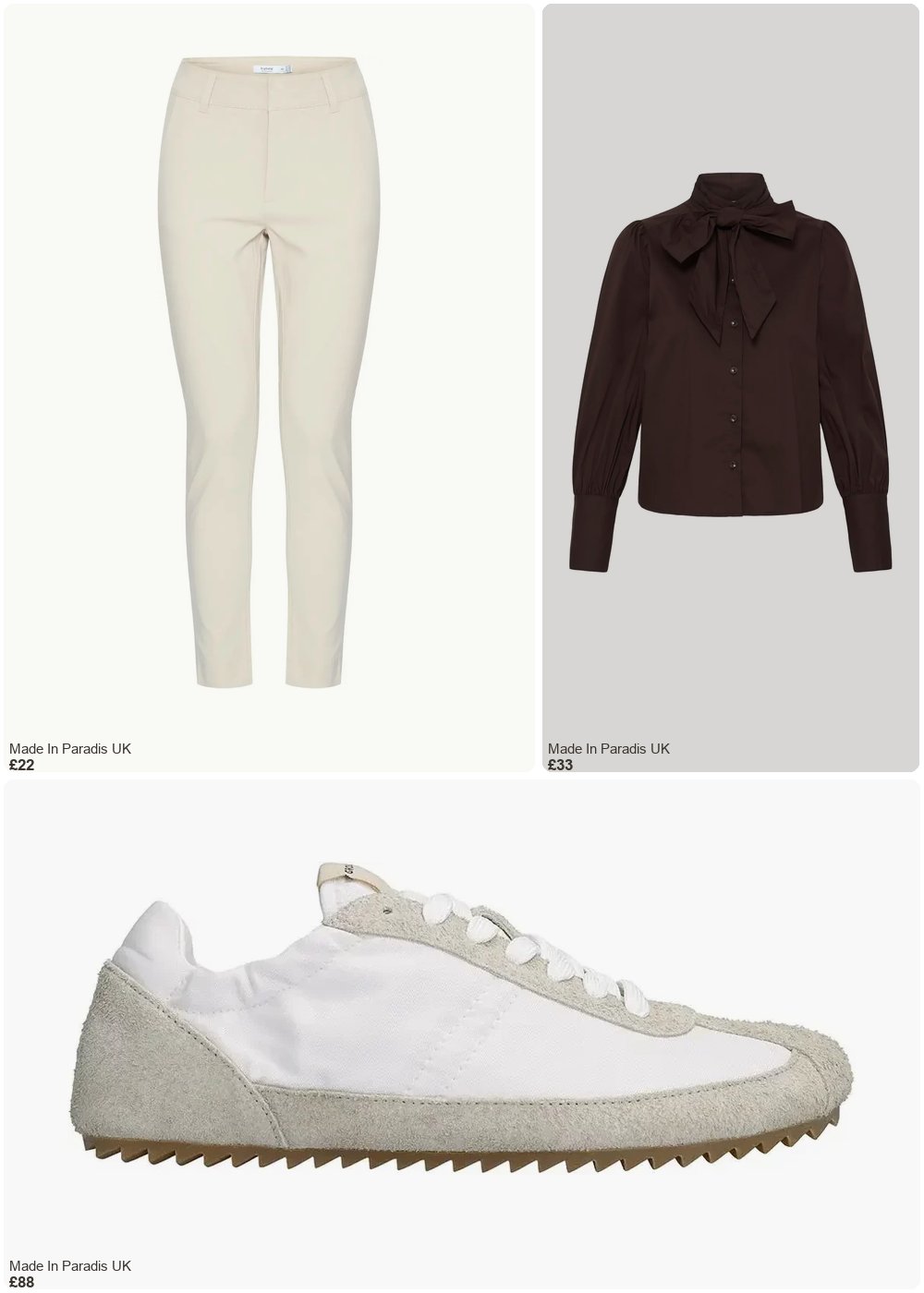 The complete outfit featuring b.Young Woman's shirt b.young Idol Bow