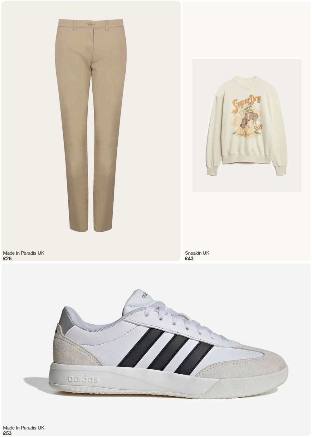The complete outfit featuring Henbury Women's chino Trousers Henbury