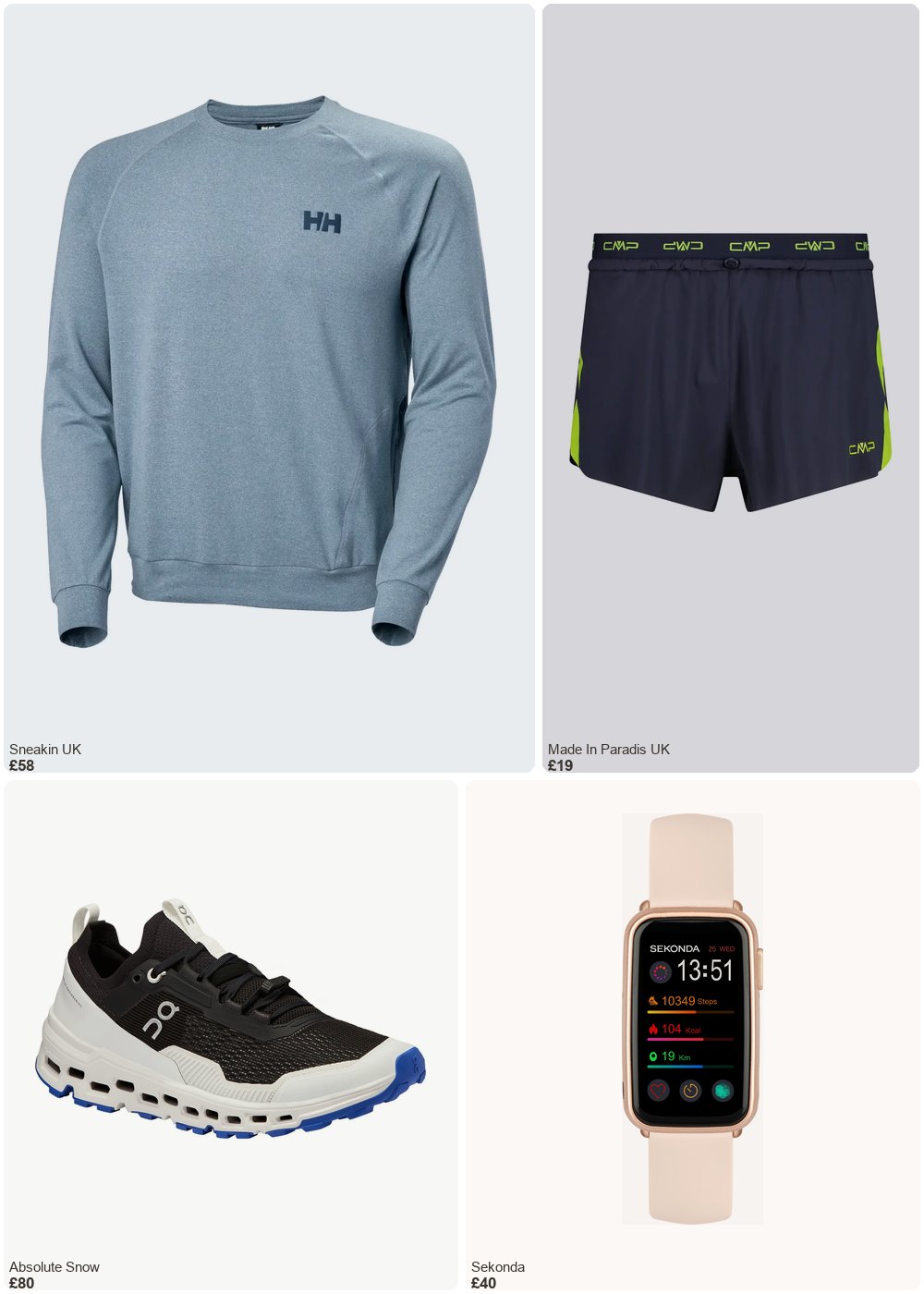 The complete outfit featuring Sekonda Sekonda Sekonda Track Smart Watch | Rose Gold Case & Pink Silicone Strap | 30170