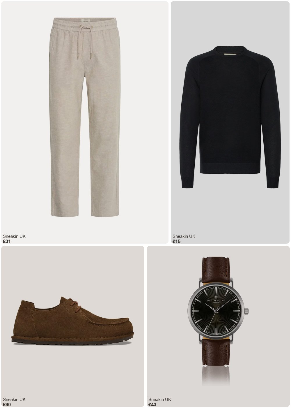 The complete outfit featuring Blend Round neck sweater Blend daniel