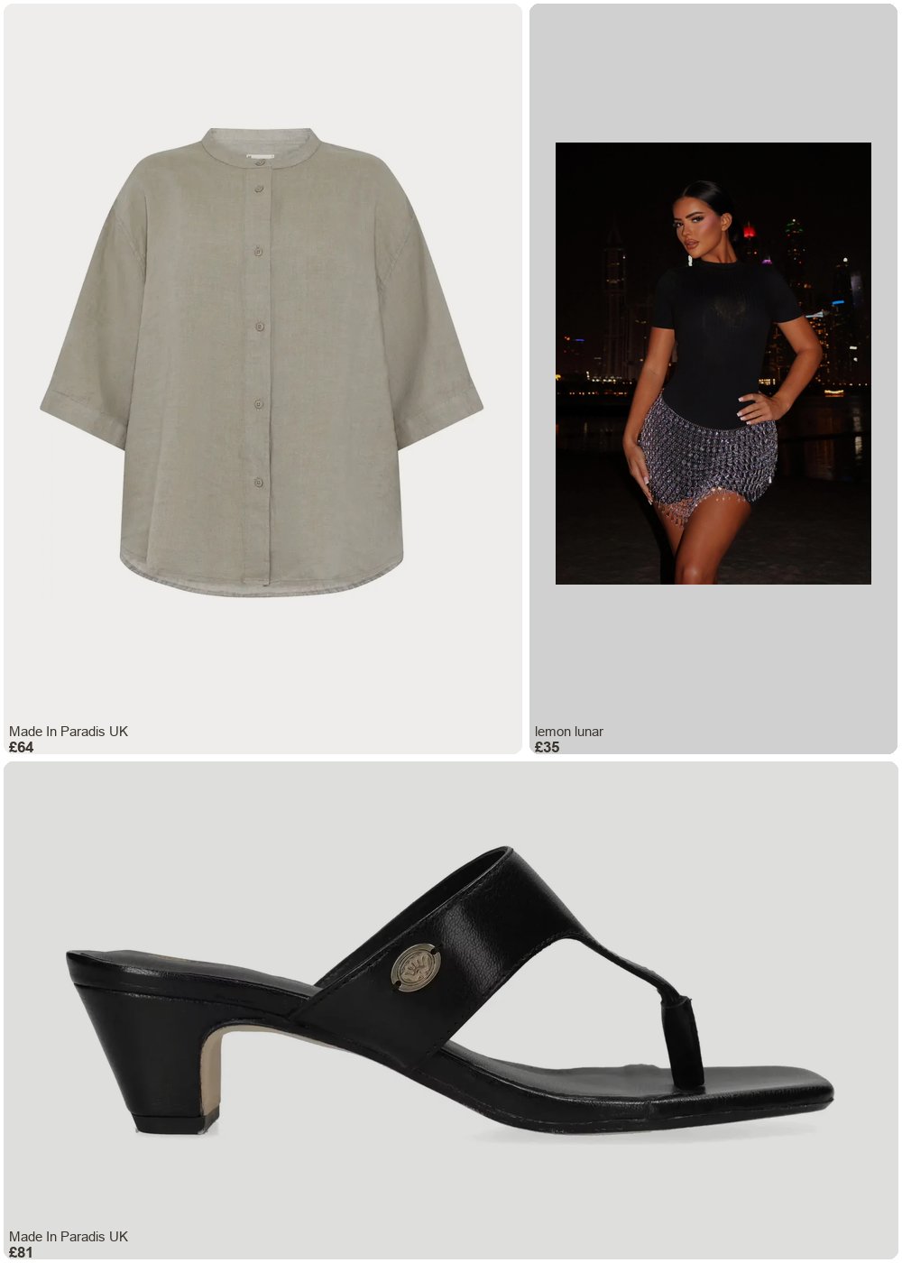 The complete outfit featuring Fred de la Bretoniere Women's heeled sandals Fred de la Bretoniere Glory Nikkie