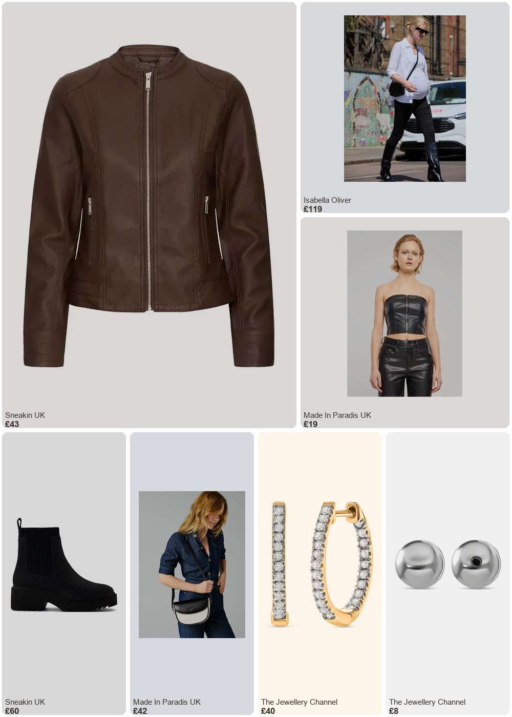 The complete outfit featuring b.Young Leather jacket woman b.young Acom