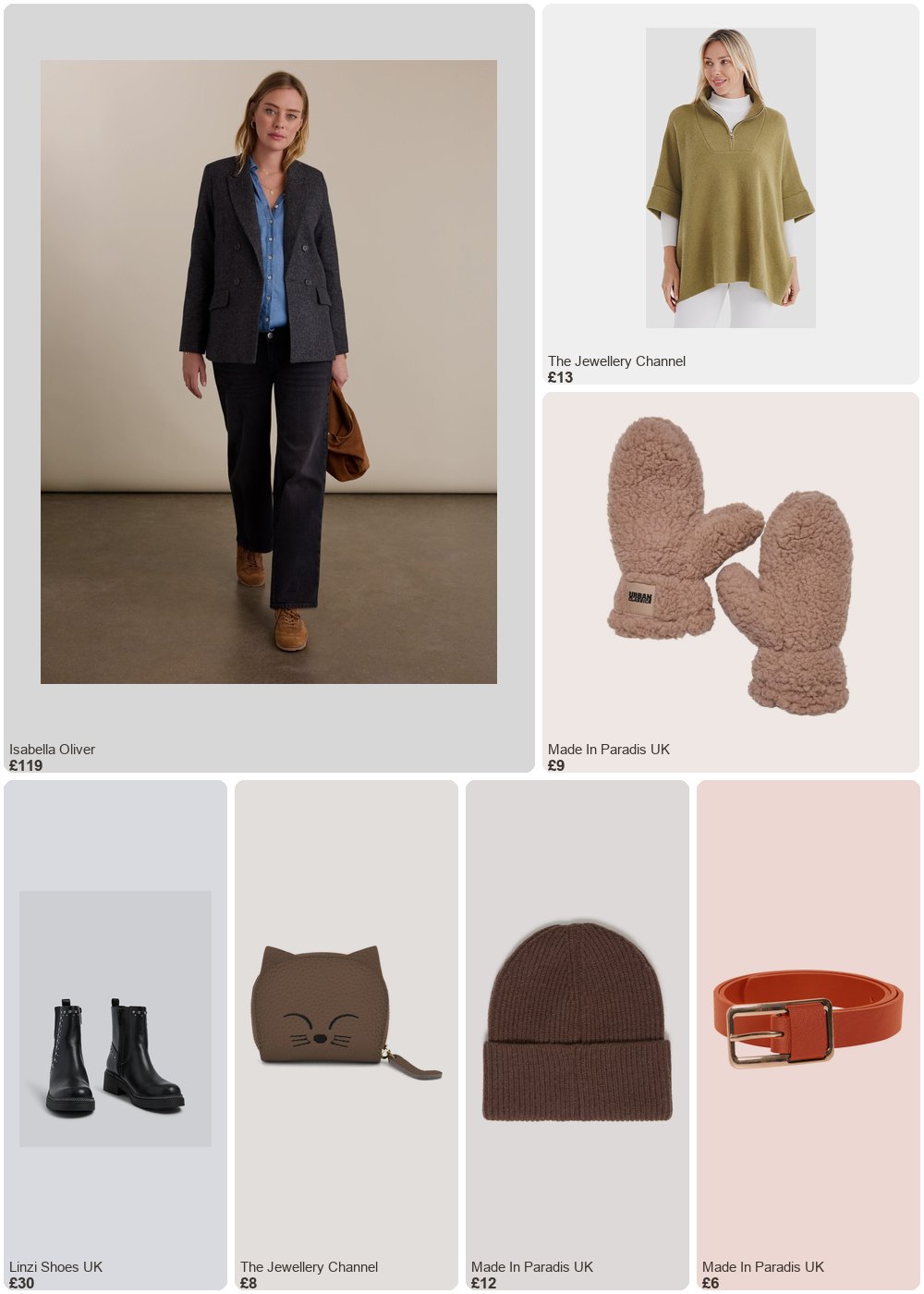 The complete outfit featuring TJC Genuine Leather RFID Blocking Novelty Cat Wallet - Dark Grey