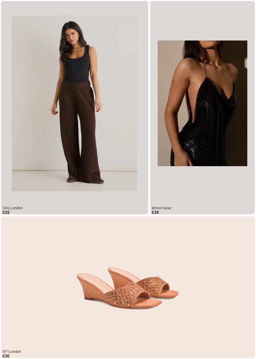 The complete outfit featuring THE LIBBY CHAINMAIL TOP BLACK