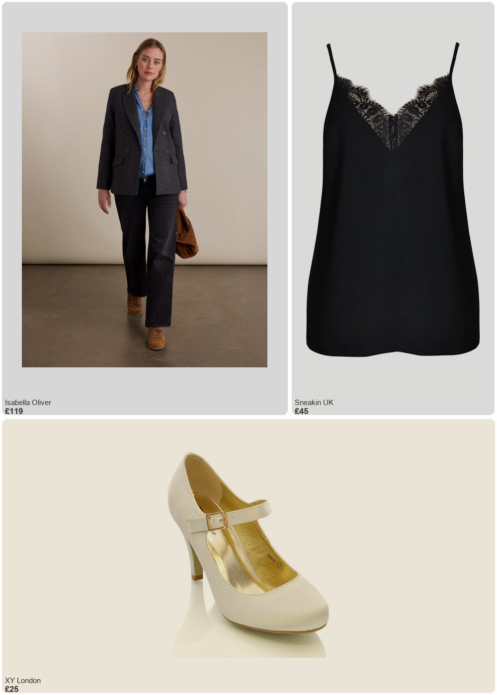 The complete outfit featuring Isabella Oliver Organic Maternity Wide Leg Jeans
